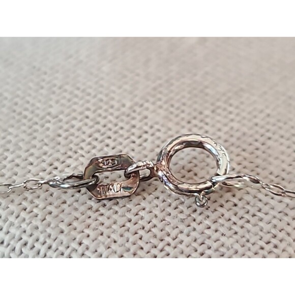 925 Sterling Silver Marcasite Double-Sided MOP & Black Onyx Pendant Necklace - Picture 6 of 10